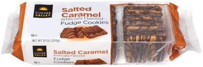 Sweet Salted Caramel and Fudge Cookies