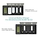 POWEROWL Universal Battery Charger for AA, AAA, C, D, 9V Ni-MH Ni-CD Rechargeable Batteries with Ultra LCD Screen