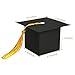 SHIYIXING 25Pcs Graduation Decorations Graduation Gift Box Graduation Candy Boxes Chocolate Box for Graduation Party Favor （Black）