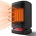 Portable Space Heater, Electric Mini Air Heater, PTC Ceramic Personal Fan Heater with Over-heat and Tip-over Protection for Home and Office
