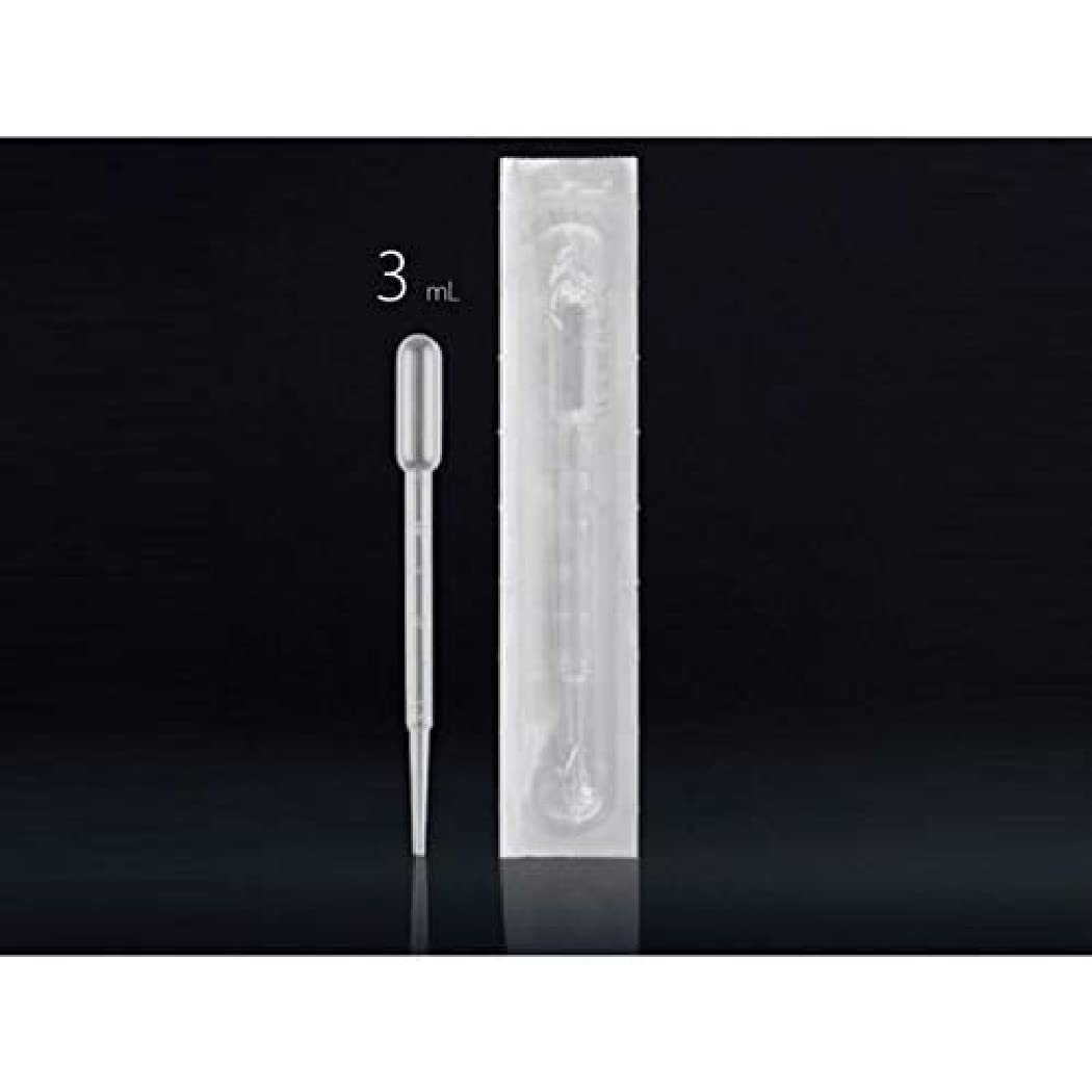 Gima 37954 Pasteur Pipette, Sterile, 3 ml, Pack of 1000