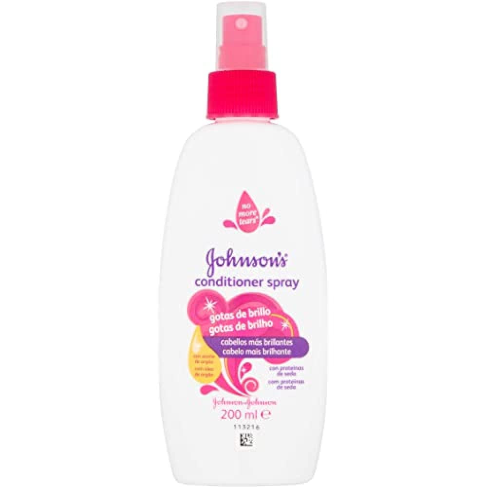 Johnson's Baby Après-shampooing en Spray Gouttes de Brillance 200 ml
