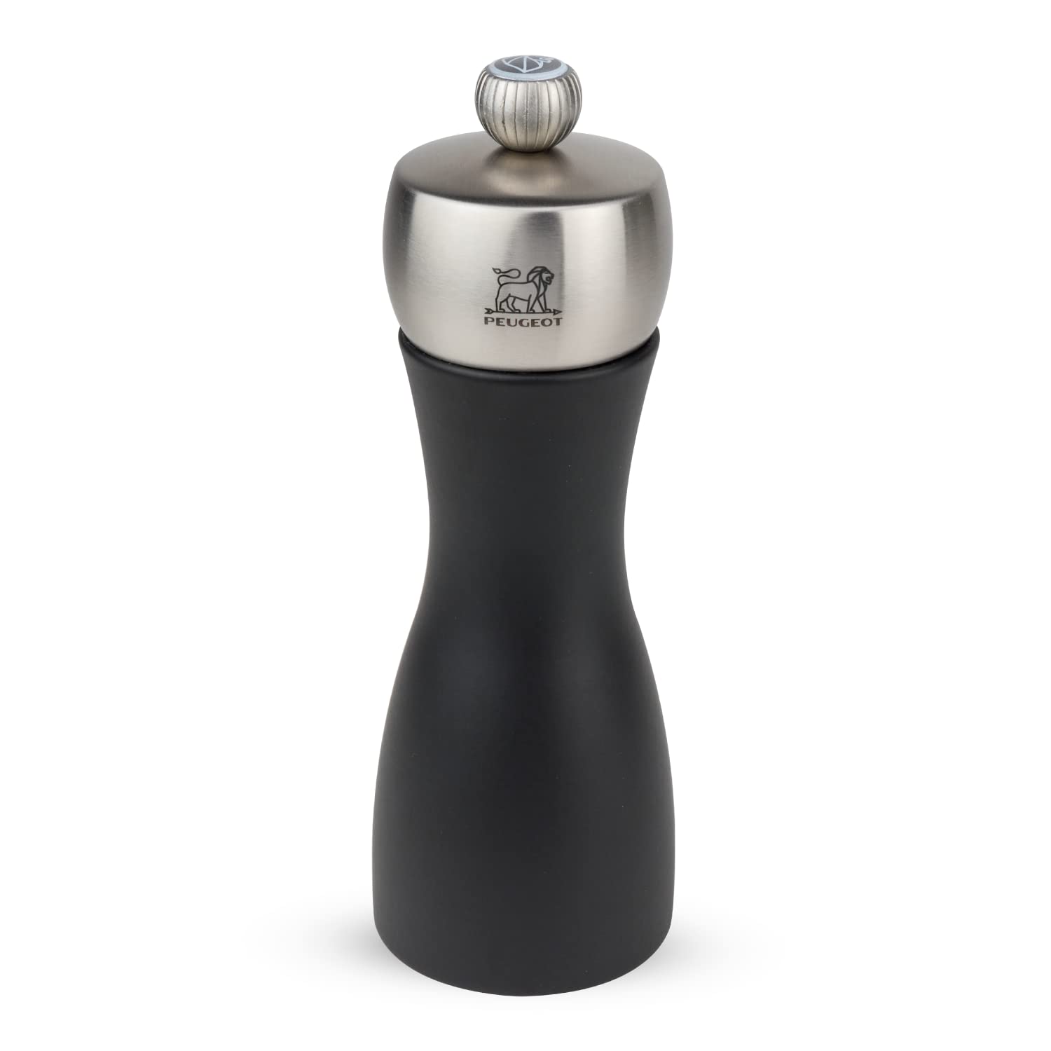 Peugeot Fidji Noir Mat Salt Mill, 15cm