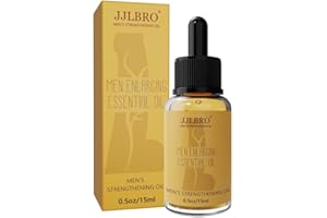JJLBRO Male Enhancement Oil for Men, Body Oil-Gel for Private Part, Men's Re-Vitalize Enlargement Cream, Enhance Size and Performance – Get Bigger Thicker and Stronger (Big XXL Men's Essential Oil)