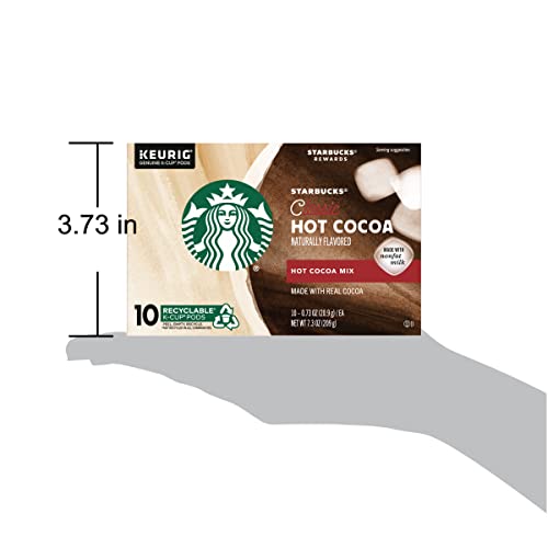 Starbucks Classic Hot Cocoa KCup Pods, Made with Real Cocoa & Nonfat