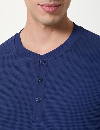 GANT Waffle LS Henley T-Shirt for Men