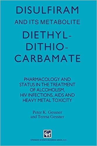 Disulfiram And Its Metabolite Diethyldithiocarbamate Pharmacology And Status In The Treatment Of Alcoholism Hiv Infections Aids And Heavy Metal Toxicity 9789401050289 Medicine Health Science Books Amazon Com