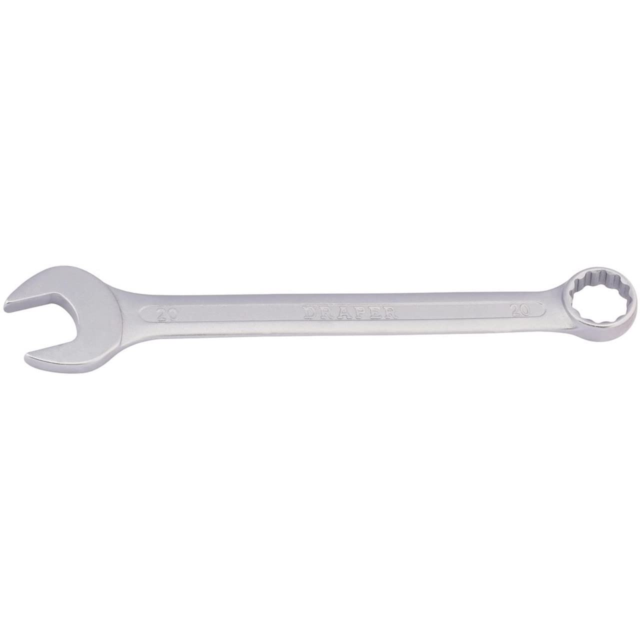 Draper Redline 20mm Combination Spanner - 68051 - Metric Chrome Plated Tool
