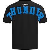 Pro Standard Mens NBA Oklahoma City Thunder Wingspan Short Sleeve Tee Black L