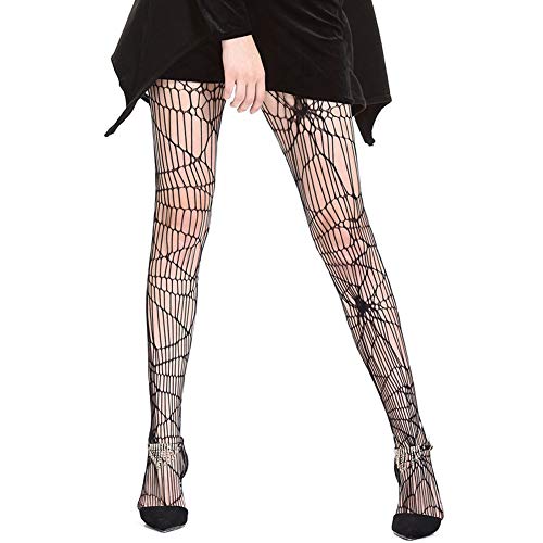 BlueSpace Women Sexy Fishnet Stockings Opaque Tight Stretchy Pantyhose Halloween Cosplay Costumes for Women Girls