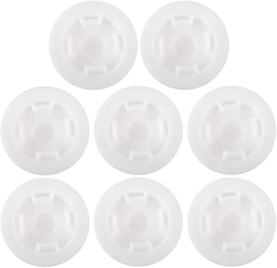 VILLCASE 8pcs Plastic Barrel Bung Cap Lid for 53 Gallon Drums Oil Water Storage