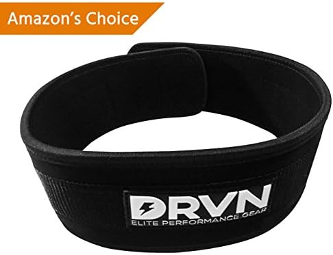 DRVN WOD Belt - Crossfit Weightlifting Belt, Men/Women Powerlifting Belt with Fully Adjustable Support Strap