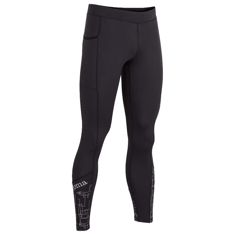 Joma Running Night - Men's Leggings Black/White