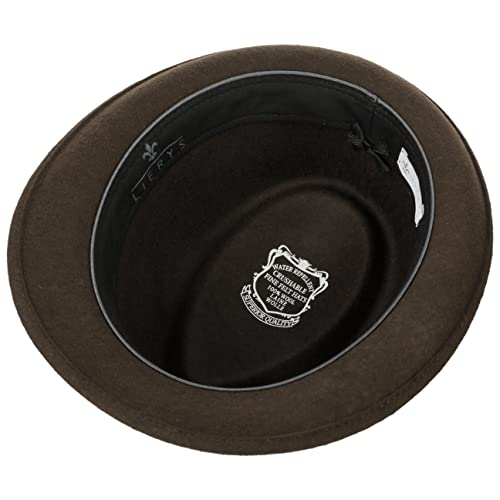Lierys Classic Wool Trilby Women/Men - Wool Felt Hat - Fedora Summer/Winter - Waterproof Outdoor Hat - Foldable Rain Hat - Fedora
