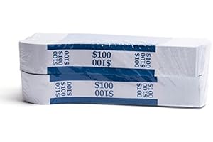 CAROUSEL CHECKS INC. Barred ABA $100 Currency Band Bundles (500 Bands)