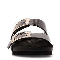 Madden Girl Women's Bodiee Slide Sandal, Black