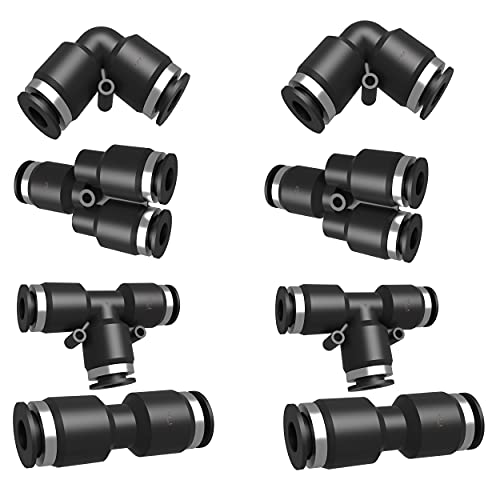Utah Pneumatic 1/4“od Air Line Fittings Pushtoconnect Fittings Air