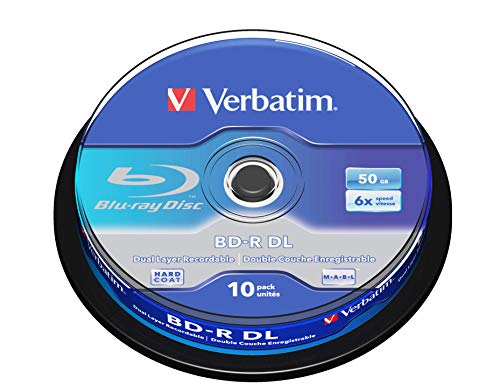 Verbatim BD-R Single Layer 6 -fache Brenngeschwindigkeit - Printable Surface Scratchguard Plus - 10 Stueck