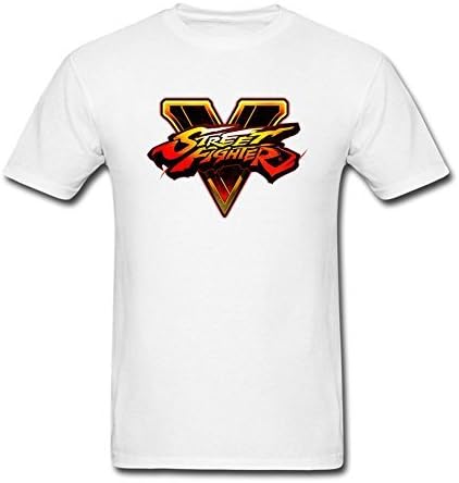 VinDT Men's Street Fighter V 5 Game T-Shirts Size M White