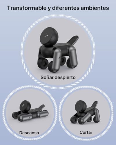SoulBytes Cargador inalámbrico 3 en 1, Soporte Cargador inalámbrico magnético Plegable con luz Nocturna, Compatible con iPhone 17/Air/16/15/14/13/12 Series, AirPods 4/3/2 Pro y Apple Watch.(Nergo)