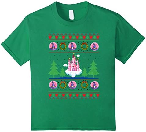 Kids Christmas T-shirt Gift for Kid, Woman, Men as Ugly Sweater 8 Kelly Green