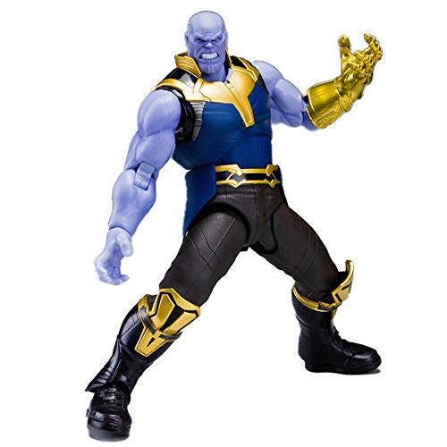 GOODKSSOP Joint Flexible Movable Infinity War Super Hero Thanos Classic Character Action Figure Model Toy Xmas Gift - Thumbnail 3