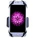 Cell Phone Bike Mount, Shackle Universal Cradle Clamp for iOS Android Smartphone GPS Other Devices, 360 Degrees Rotatable, 3xSilicon Straps