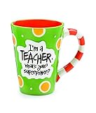 I'm A Teacher, What's Your Super Power? Teacher 12 oz Coffee Mug