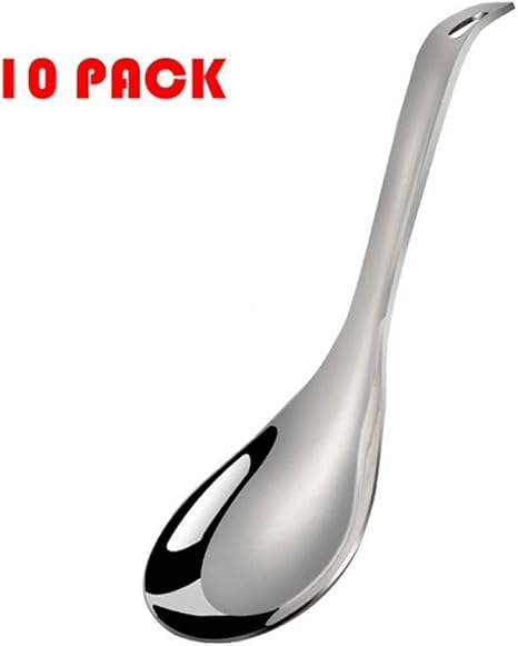 Cuchara sopera Grado Alimenticio cuchara del acero inoxidable pulido