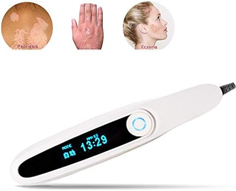 DYXT Handheld UV Therapy UVB Phototherapy Light with LCD Digital Timer Control with Goggles, for Physical Therapy of Skin Diseases And Vitiligo
