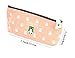 iSuperb® Pencil Case 4PCS Differently-colored Cute Animal Pouches Canvas Stationary Bag Pouch (4 Packs Animal Pencil Case)