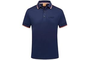 Oucouvip Custom Polo Shirt for Men Women Design Your Own Personalized Print Logo Photo Text Golf Tee Work Shirt