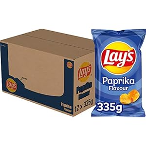 Lay’s Chips Paprika, Doos 12 stuks x 335 g