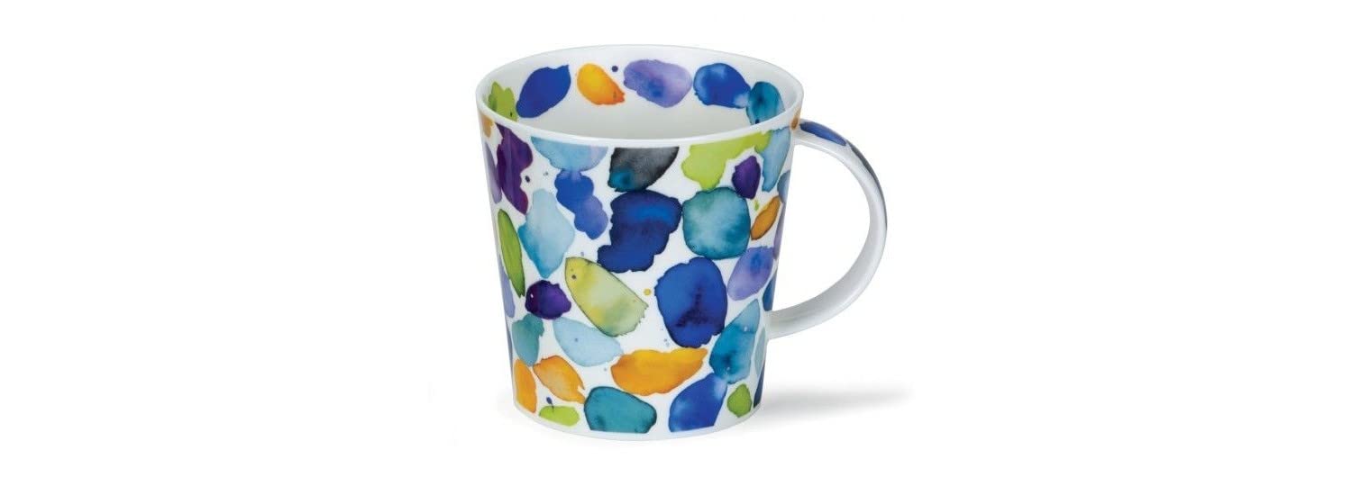 Dunoon Cairngorm Fine Bone China Mug Collection-Blobs! Blue