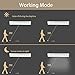 Moreplus Motion Sensor Lights, 10 LED Battery Operated Portable Wireless Motion Nightlight Stick-on with Magnetic Strip for Cabinet Night Stairway Closet Light Bar (White, 3 Pack)
