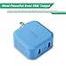 Lumsing Dual USB wall charger compact travel charging hub with Foldable Power Adapter for iPhone iPad Samsung Galaxy Smartphones Tablets