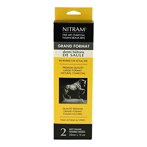 Nitram Charcoal X-Soft Bloc 15Mm X 46Mm Stick