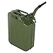 Marketworldcup 5 Gal 20L Jerry Can Gasoline Fuel Can Emergency Backup Caddy Tank