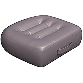 Adult Booster Seat Cushion/Car Seat Cushions for ShortPeople/Effectively Increase The Field of View by 12cm/4.7in,Back Fatigue Relief Adult Booster Chair Cushion Angle Lift Big Seat Cushion/Grey