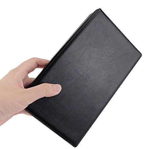 Neworkg 2 Pack Business Card Book Holder, Hold 600 Cards, Black Professional Office Journal Name Card Holders, Business Large Capacity Credit Card Organizer - Thumbnail 5