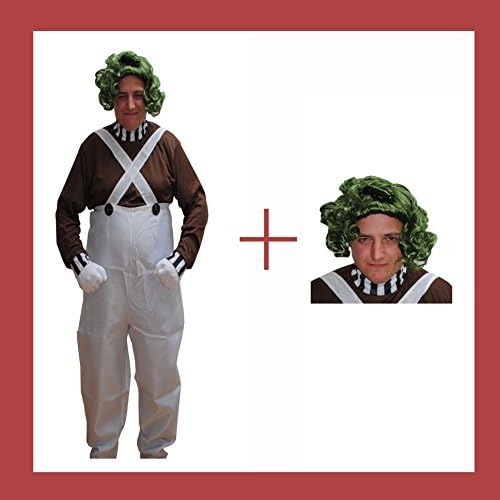 Umpa Lumpa Oompa Fancy Dress Costume - Medium With Wig by costume magic