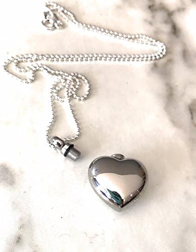 Cremation Urn Heart for Ashes Heart Locket Pendant In Memory of Loved One Stillborn baby Miscarriage Child Loss