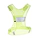 Best Reflective Running Vest W/ Zipper Pocket, Wristbands & Pouch. 3M High Viz For Jogging, Bicycle, Walking, Motorcycle. Safety & Security Gear. Adjustable Accessories For Men & Women. 100% Guarantee