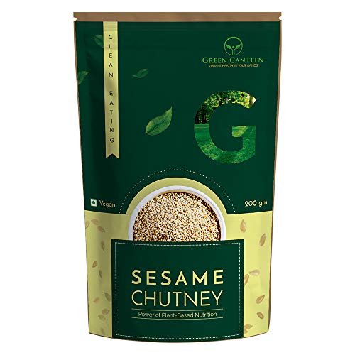Green Canteen Dry Sesame Seed Chutney Plant Based Nutrition VEGAN (No Preservatives, No Added Oil, No White Salt) (200gm) - Thumbnail 2