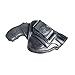 Cardini Leather USA - Right Handed Black Ultra Soft Leather IWB Holster CCW with Clip - for S&W Bodyguard 38 Special,M&P 340, Taurus 85 - and Other Snub Nose Revolvers