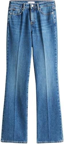 Jeans FLO Bootcut Feminino Talha Média, Azul (FLO), 24W/28L