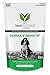 VetriScience Healthy Skin & Coat Chews, Derma Strength Omega-3 Salmon Oil Supplement for Dogs, Omega Skin and Coat Chews, Skin Health, Coat Growth, Fish Oil and Vitamin E, Veggie, 70 Count