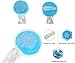 Yosbabe Princess Elsa Cinderella Dress up Accessories Blue Party Favors 5 Pcs Gifts Set - Gloves Tutu Dress Tiara Crown Wig and Wand
