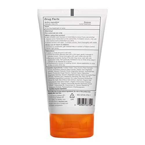 DERMA E Deep Pore Acne Scrub – Blemish Control Facial Wash with Salicylic Acid - Gentle Oil Control Face Wash Polishes… - Image 3