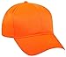 Outdoor Cap 6 Panel Mid Profile Hat Blaze Orange